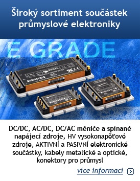 Široký sortiment součástek průmyslové elektroniky