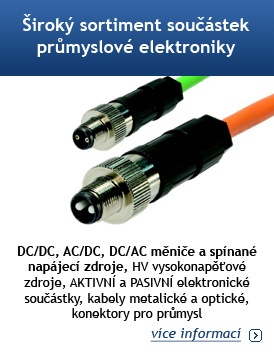 Široký sortiment součástek průmyslové elektroniky