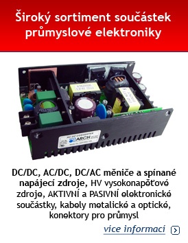 Široký sortiment součástek průmyslové elektroniky