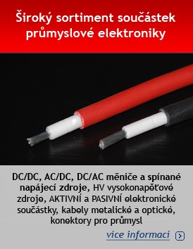 Široký sortiment součástek průmyslové elektroniky