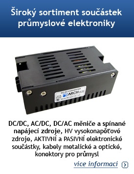 Široký sortiment součástek průmyslové elektroniky