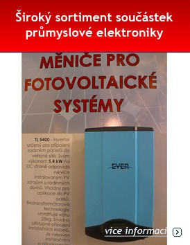 Široký sortiment součástek průmyslové elektroniky