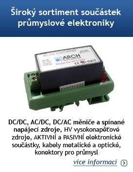 Široký sortiment součástek průmyslové elektroniky