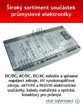 Široký sortiment součástek průmyslové elektroniky