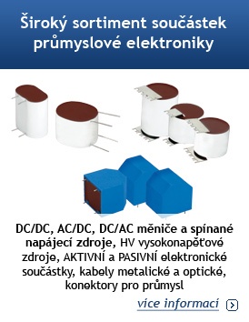 Široký sortiment součástek průmyslové elektroniky